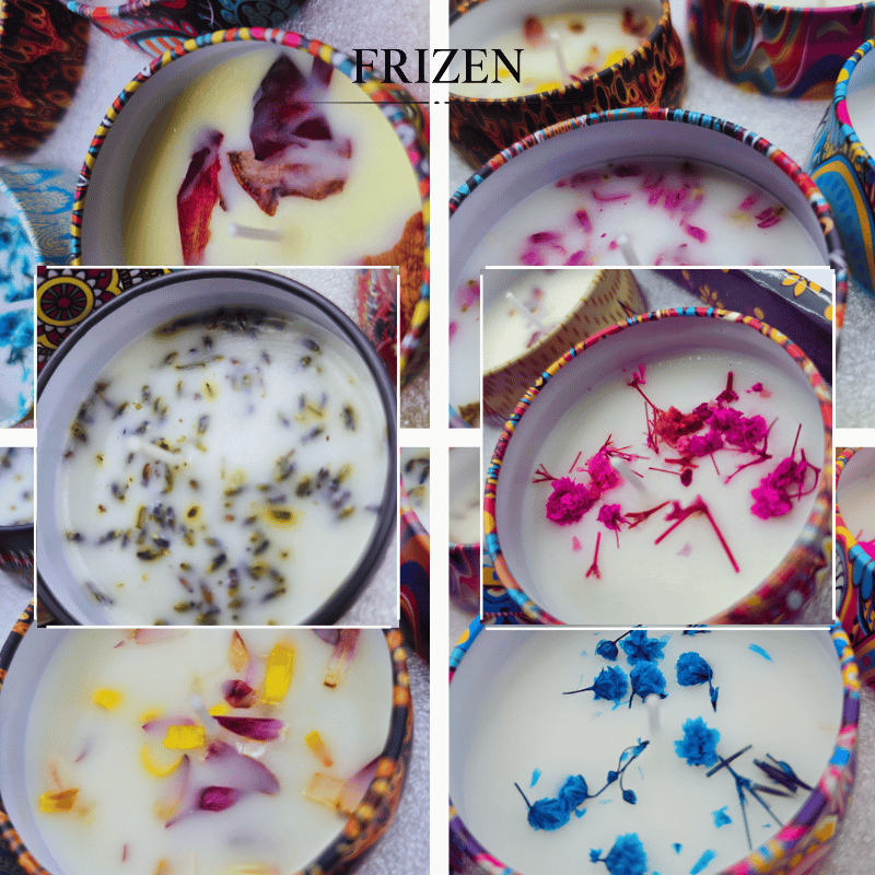 12 in 1 Herbal Perfume Candles ( Small )