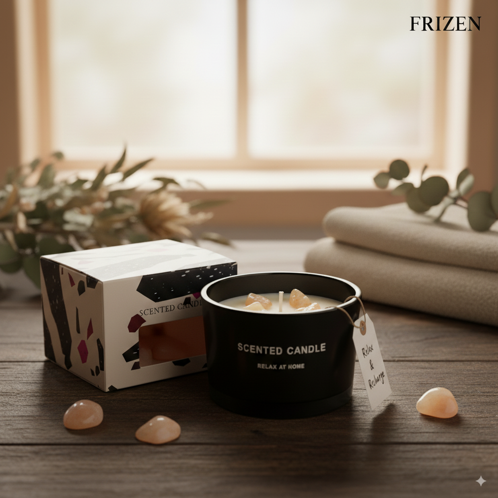 4 in 1 Scented Stone Candles