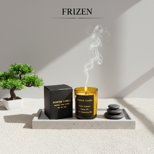 Scented Candles ( honey yellow )