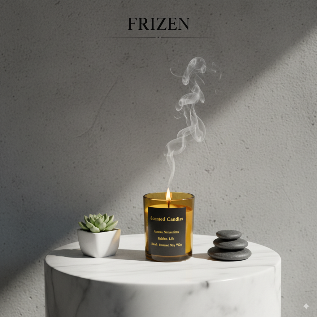 Scented Candles ( honey yellow )